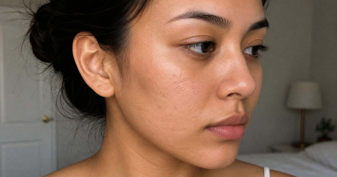Uneven skin texture