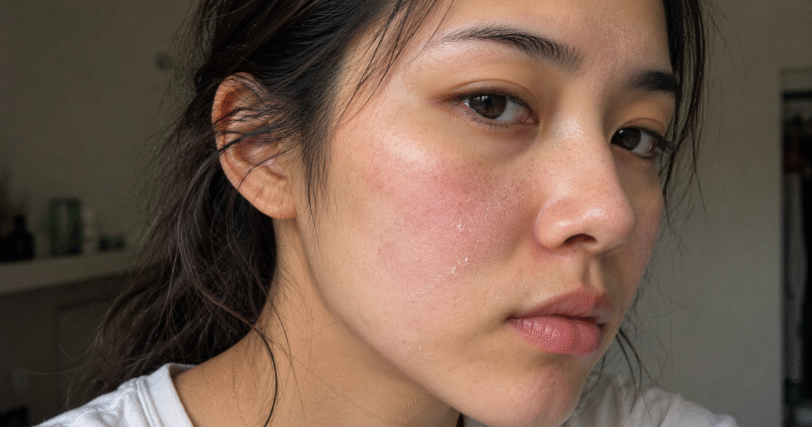 Skin dry white patches