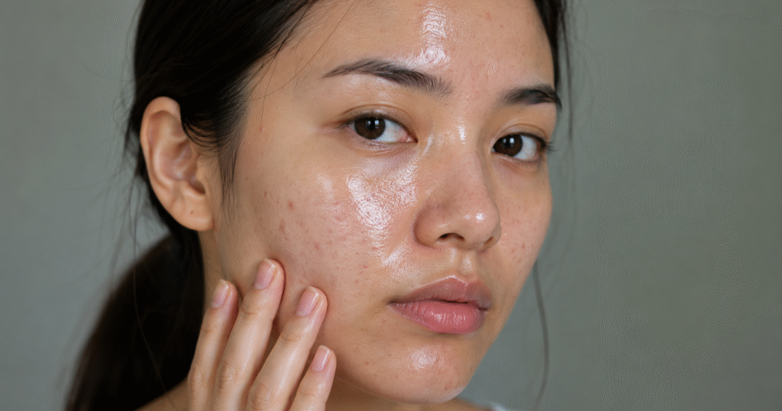 What causes greasy skin