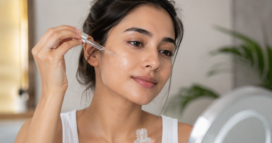 Pore minimizing serum