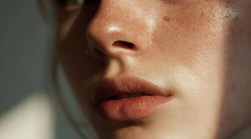 How to Fix Textured Skin: A Complete Skincare Guide 1 close-up of textured skin with visible pores and bumps