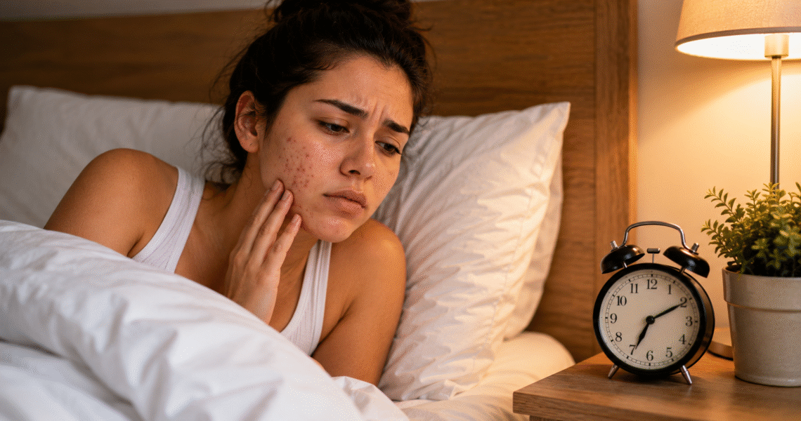 Can lack of sleep cause acne