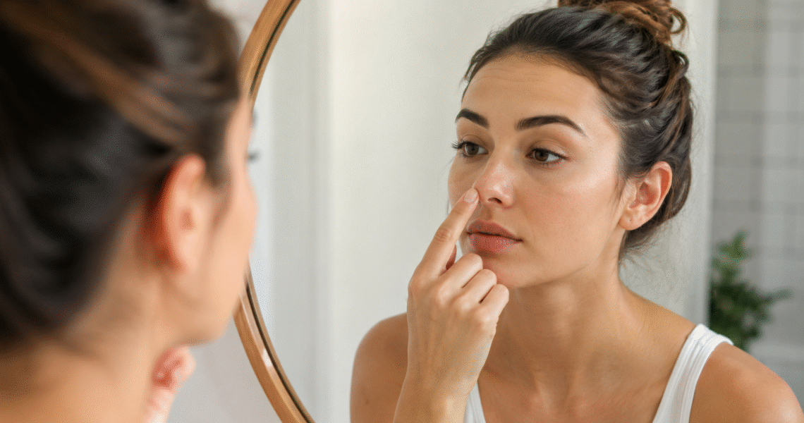 how to get rid of oily nose​