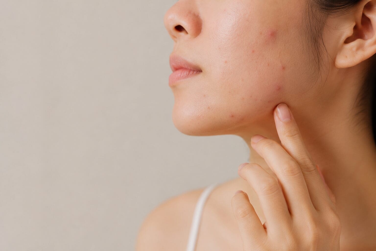 why do I keep getting acne in the same spot