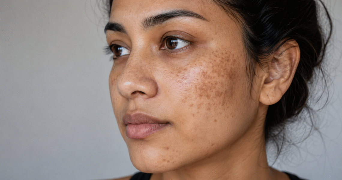 Hyperpigmentation on face