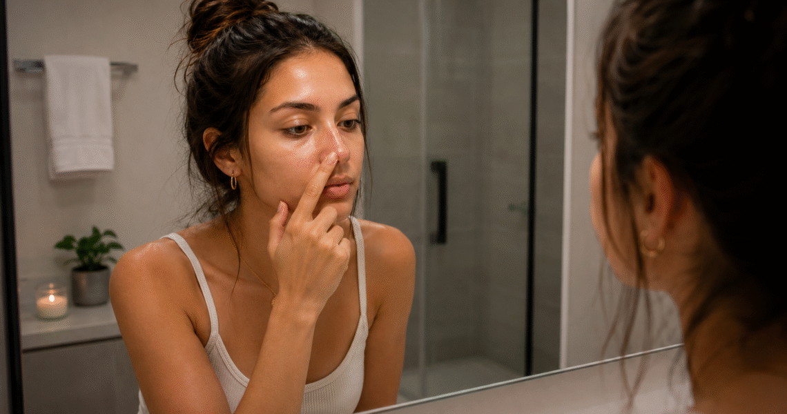 why is my nose so oily​