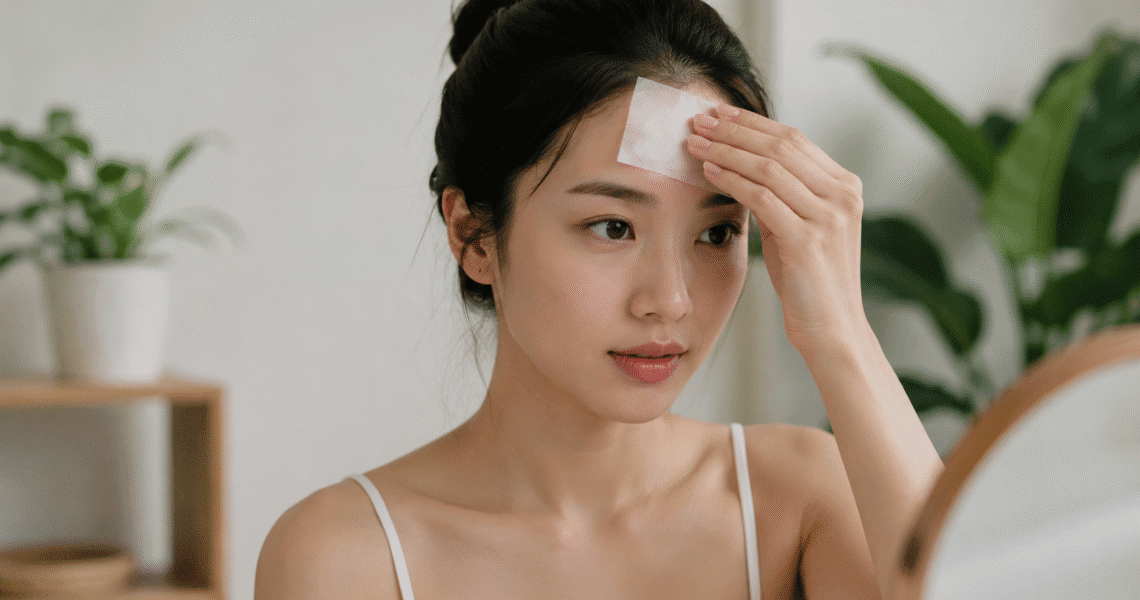 Why is my forehead so oily​