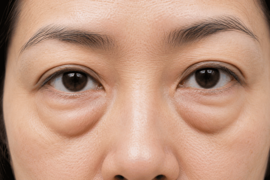 Close up photo of Fat Pad Eye Bags