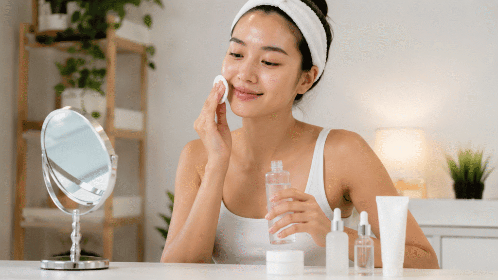 Toner or moisturizer first​