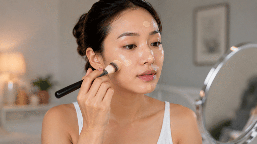 foundation or concealer on first