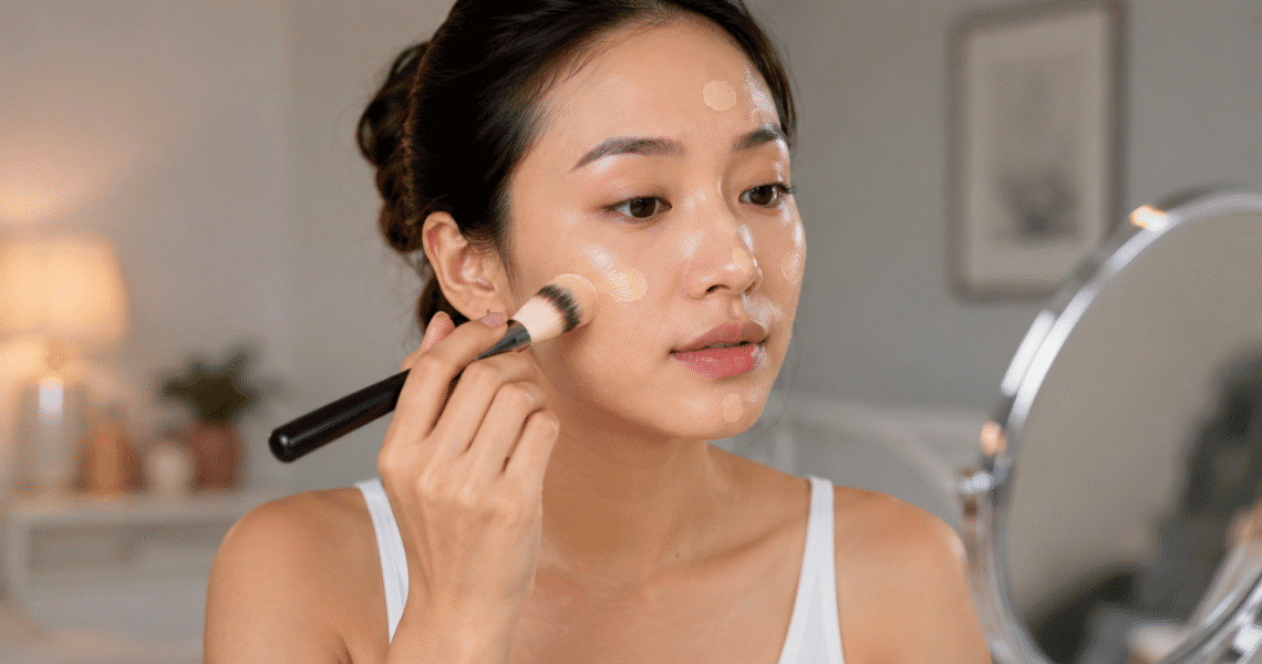 foundation or concealer on first