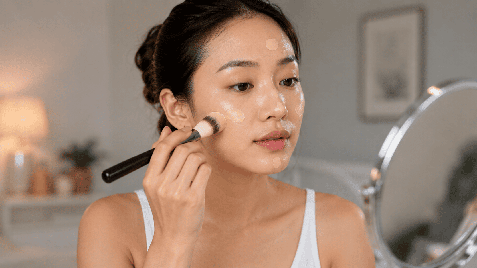 foundation or concealer on first