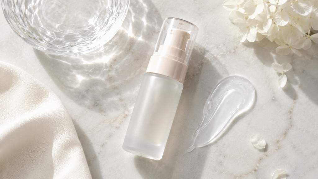 Flat lay image of hydrating primer