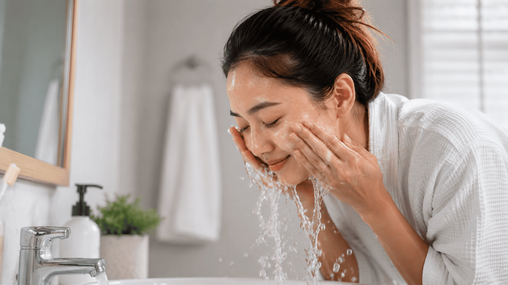 Should i wash my face in the morning