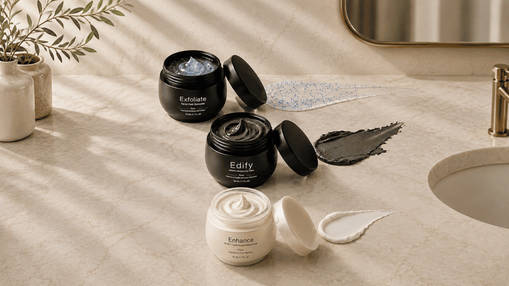 Skin care line for sensitive skin