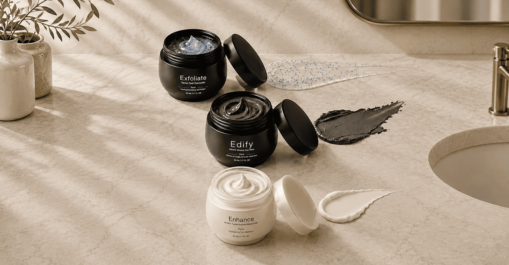 Skin care line for sensitive skin