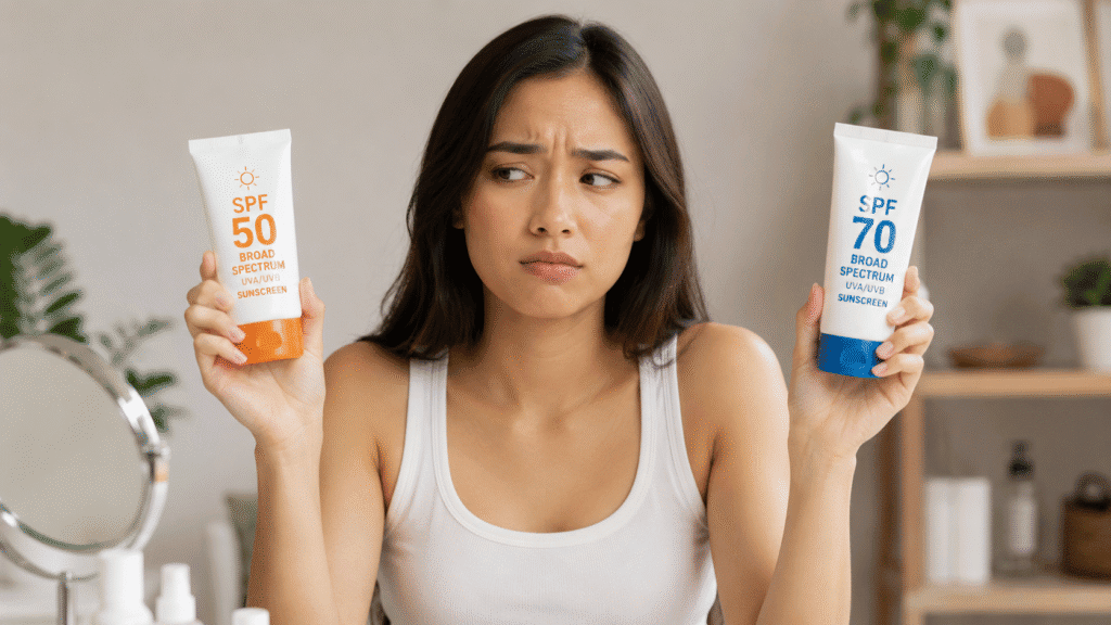 Spf 50 vs 70