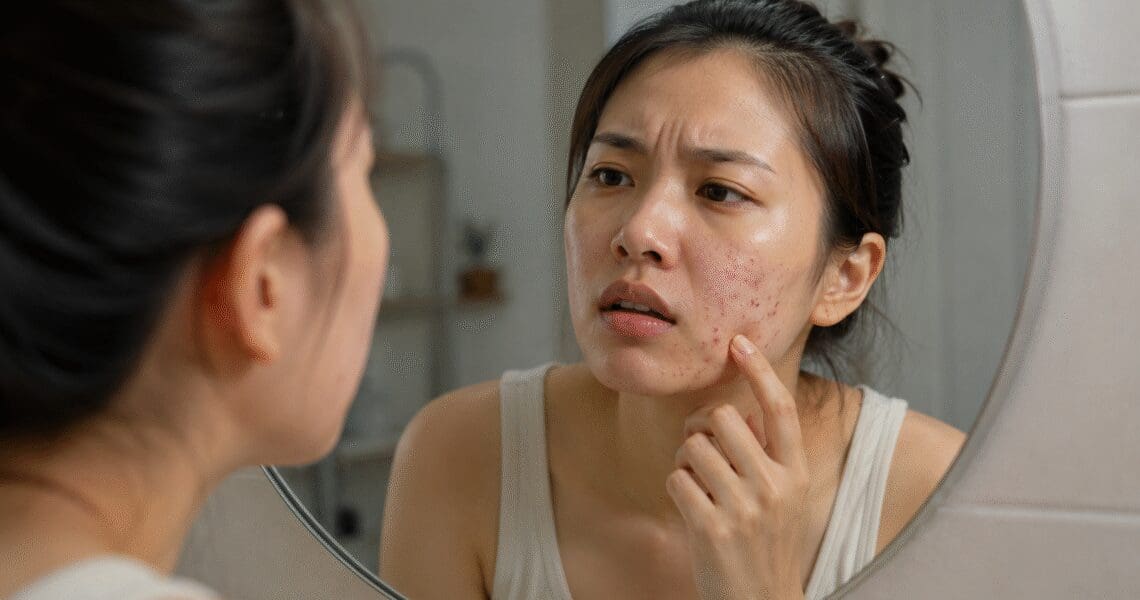 Fungal acne vs regular acne